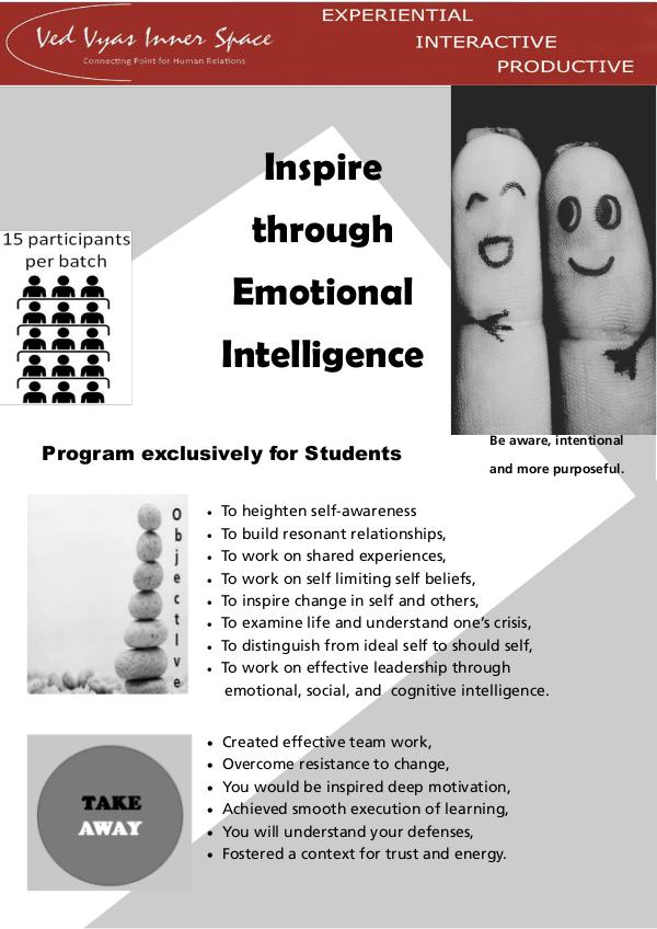Inspire through Emotional Intelligence EI for Students