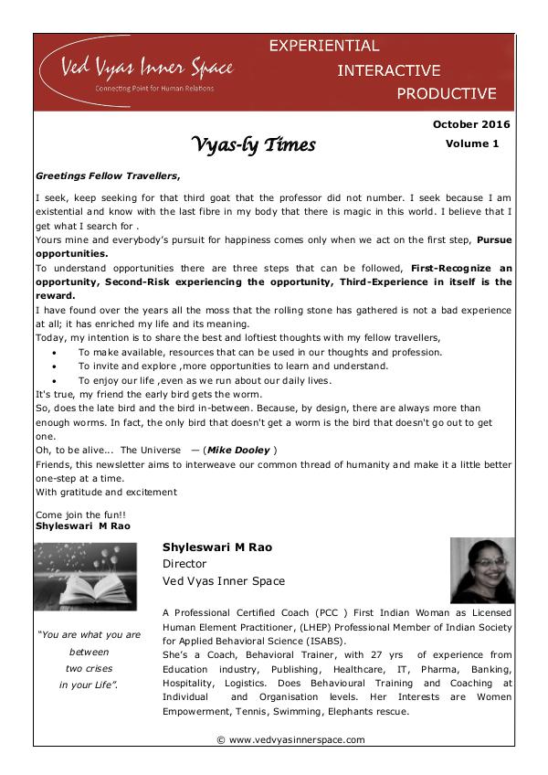 Vyas-ly times ver1 October 2016 volume 1