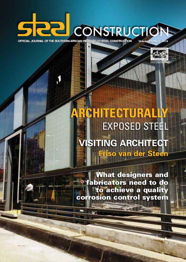 Steel Construction Vol 40 No 1 - Architecturally Exposed Steel
