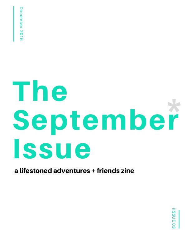 The September* Issue 1