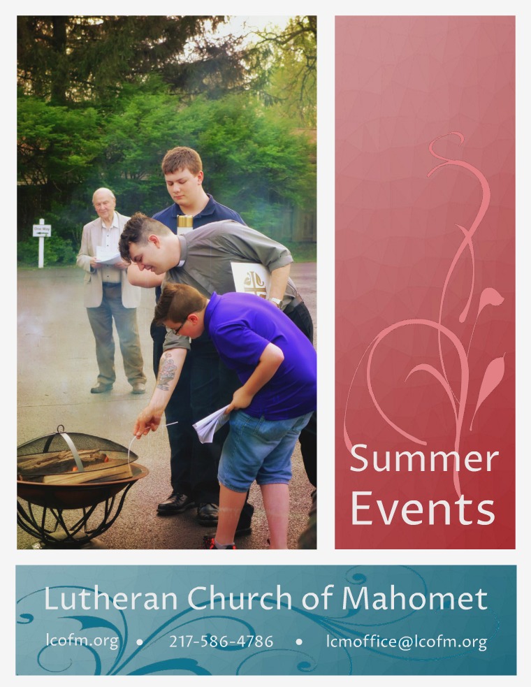 Lutheran Church of Mahomet, The Invitation Summer Events 2017