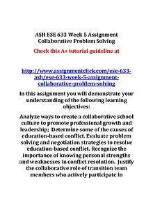 ash ese 633 entire course