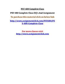 uop psy 480 entire course