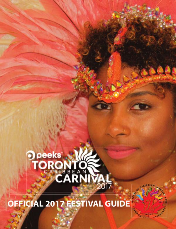 Toronto Caribbean Carnival Festival Guide 2017 TCC Festival Guide