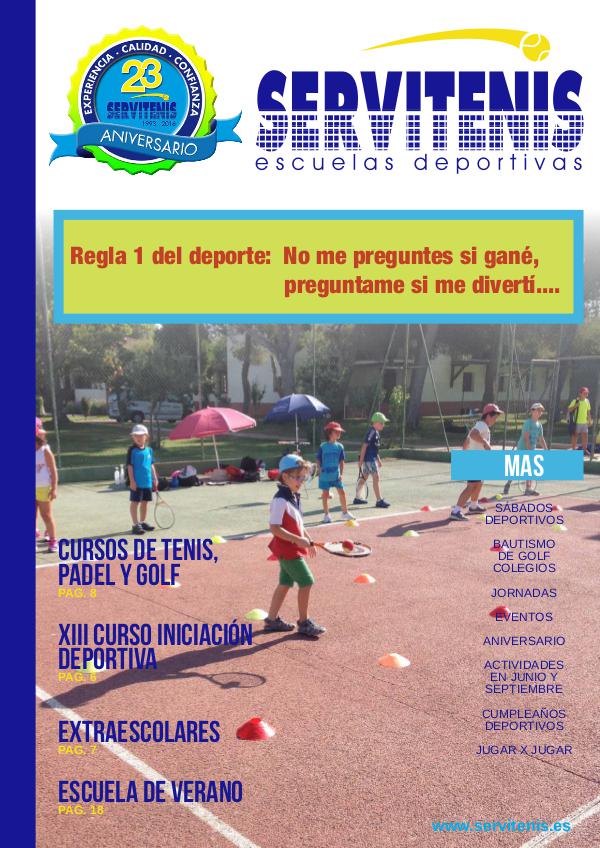 Servitenis  Magazine REVISTA DIGITAL DE SERVITENIS CURSO 2015/2016