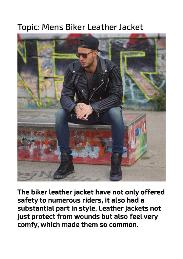 Stylish Mens Biker Jackets Cool Outfits for Men