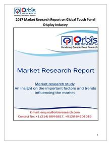 Research Report :2017 Touch Panel Display Market Global Analysis