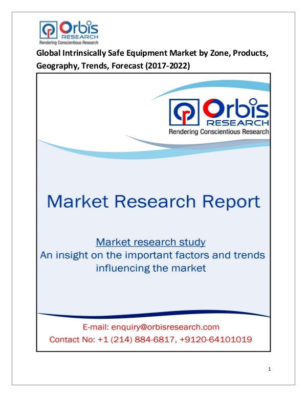 Research Report: Global Intrinsically Safe Equipment Market