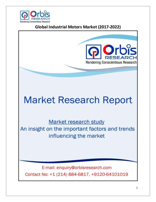 Research Report: Global Industrial Motors Market
