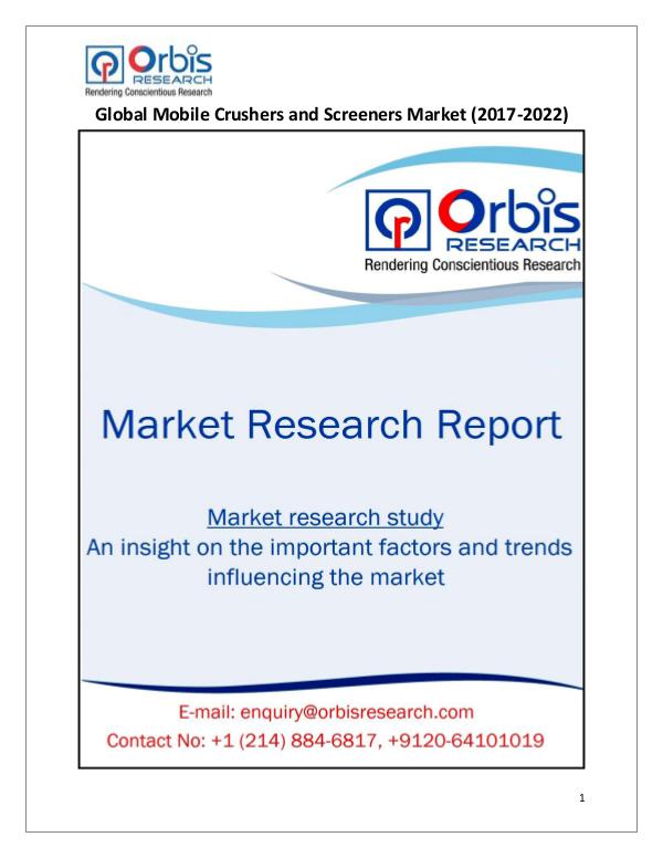 Research Report: Global Mobile Crushers and Screeners Market