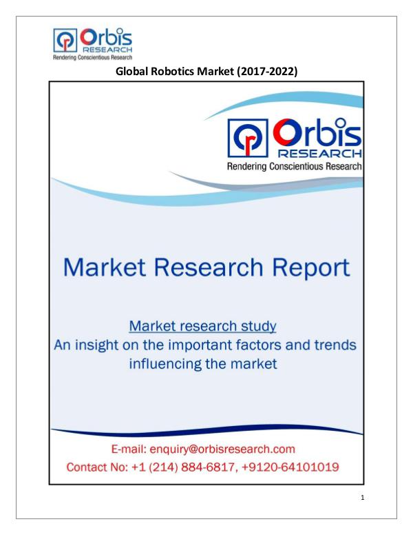 Research Report: Global Robotics Market