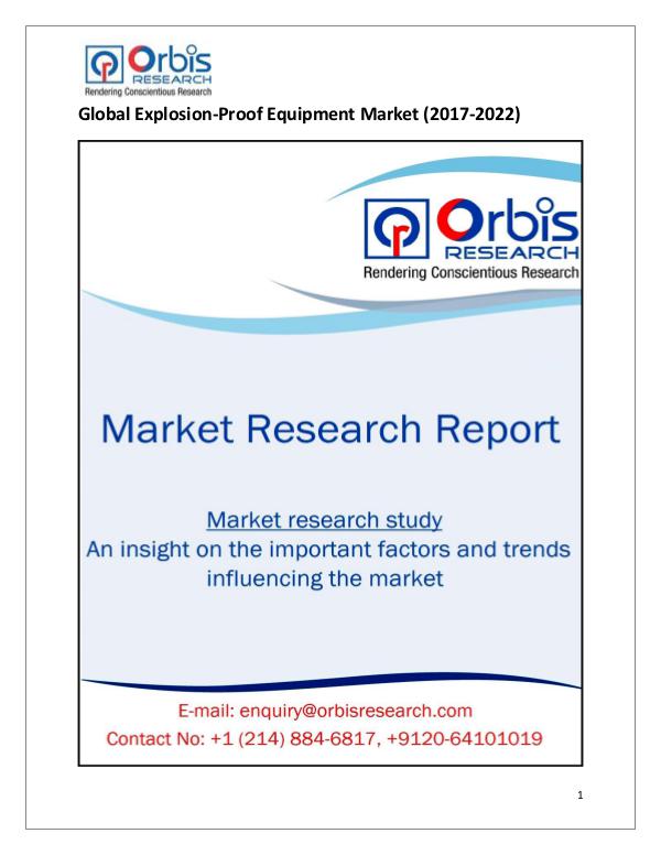 Research Report: Global Explosion-Proof Equipment Market