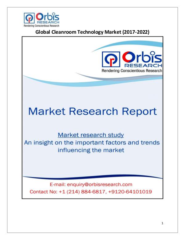 Research Report: Global Cleanroom Technology Market