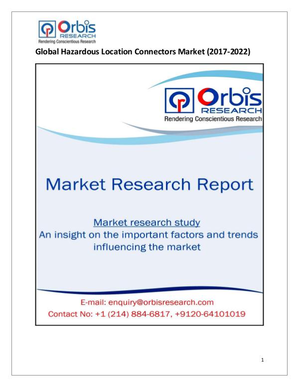 Research Report : Global Hazardous Location Connectors Market