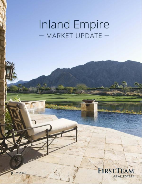 Real Estate Market Update Inland Empire | July 2019