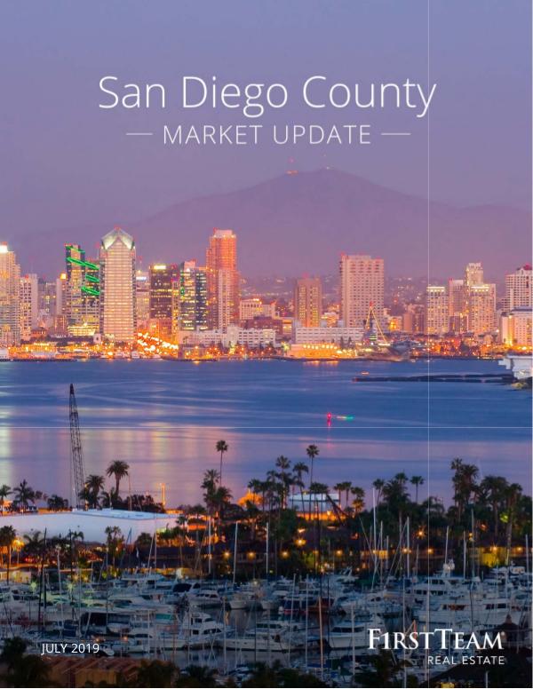 Real Estate Market Update San Diego County | July 2019