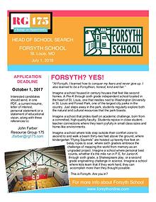 Forsyth School Head Search Position Statement