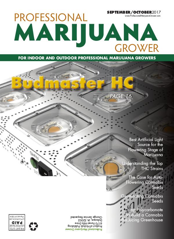 Professional Marijuana Grower September-October 2017 Issue