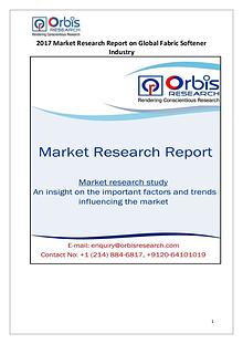 Global Fabric Softener Market 2017 China Research Report