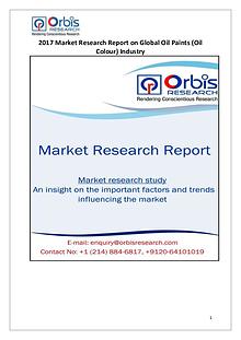 Oil Paints Market Research Report: Global Analysis 2017