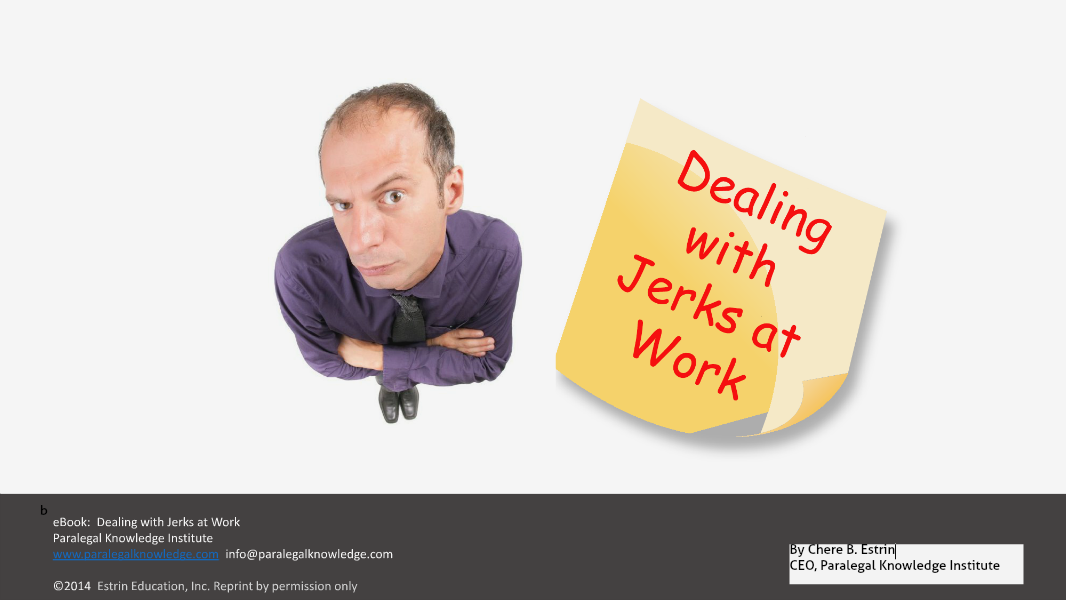 How to Work with a Jerk eBook.2nd edition 2nd Edition