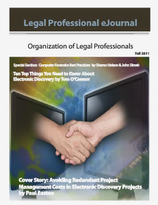 KNOW The Magazine for Paralegals OLP.Update Fall 2011.3
