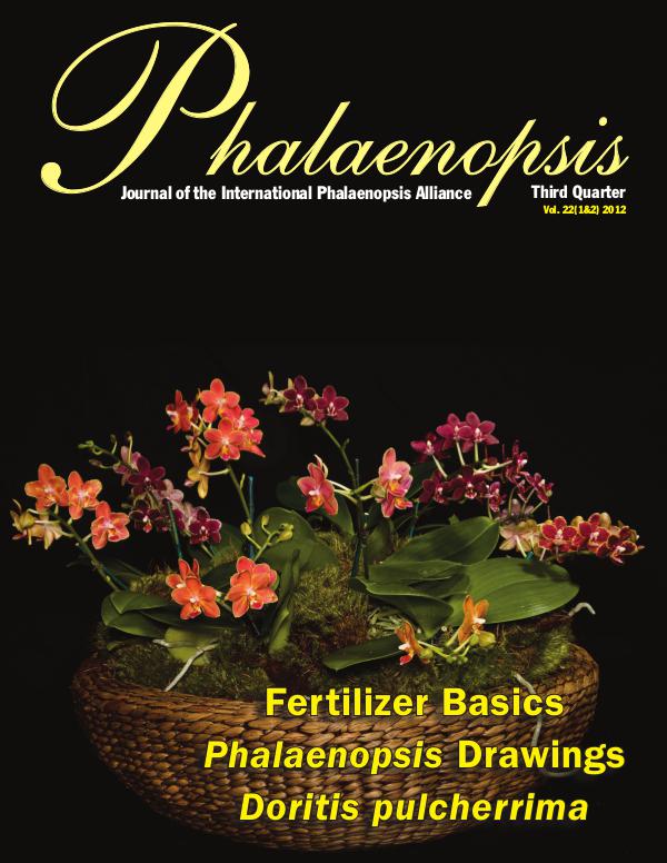Phalaenopsis Journal Third Quarter 22(1&2) 2012
