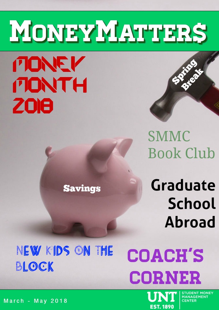 Money Matters March '18- May '18