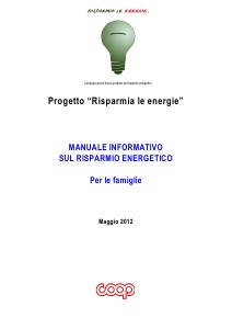 Coop Politiche Sociali - Ambiente Manuale sul Risparmio Energetico