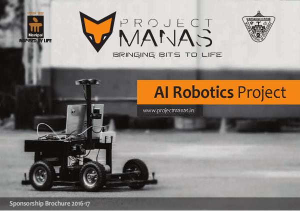Project MANAS Sponsorship Brochure 1