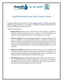 Asquith Plumbing Group