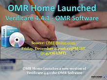 OMR Home Launched Verificare 4.4.1 - The OMR Software