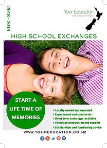 Your Education High School Exchanges Brochure