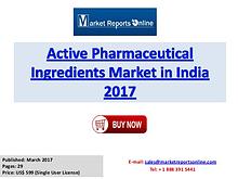 2017 Active Pharmaceutical Ingredients Market in India