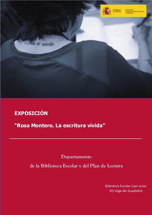 Exposición Rosa Montero Exposición Rosa Montero