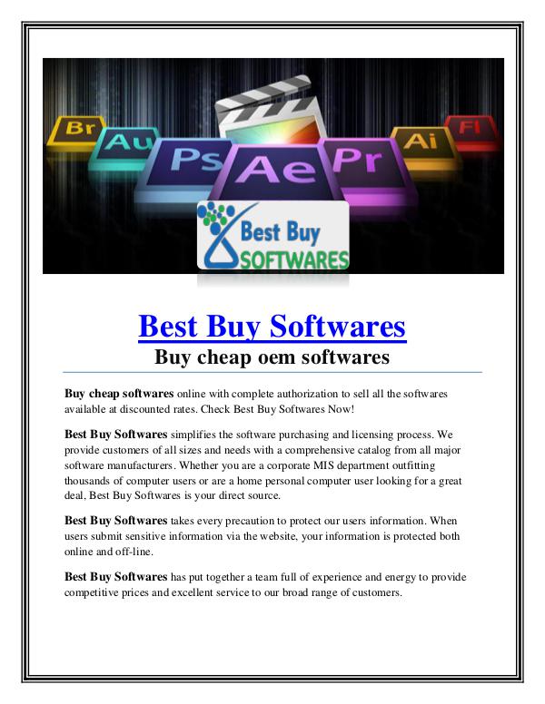 Buy Cheap Softwares Online Best Buy Softwares