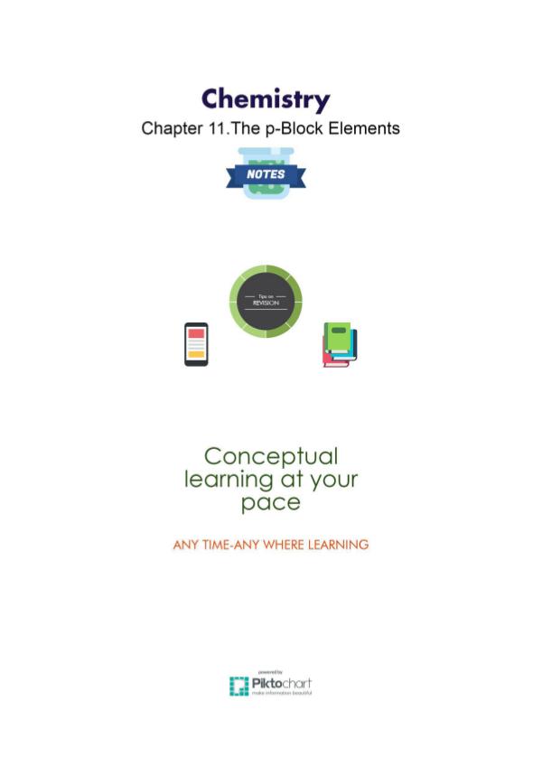 Chapter 11. The p-Block Elements