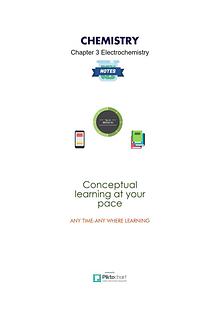 Chapter 3 Electrochemistry, Chemistry class 12