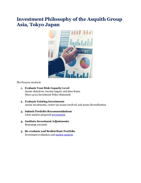 The Asquith Group Asia, Tokyo Japan Investment Philosophy