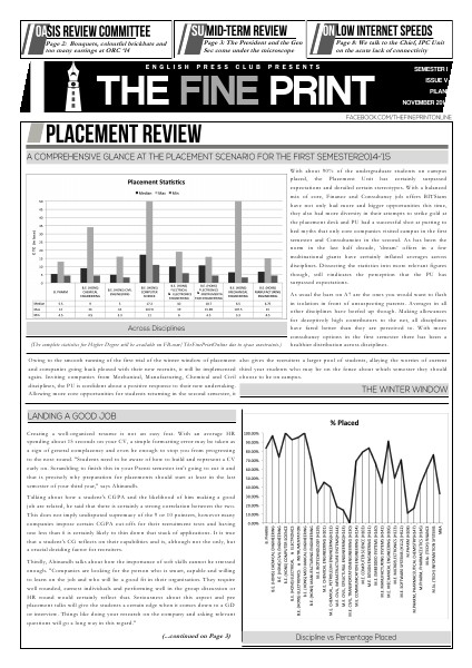 The Fine Print Issue Five, November 2014