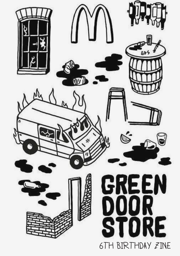 THE GREEN DOOR STORE 6TH BIRTHDAY ZINE 1