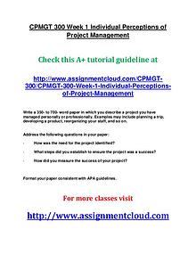 uop cpmgt 300 entire course