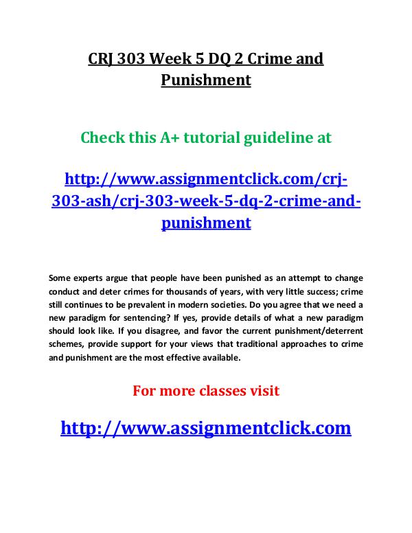 ASH CRJ 303 Entire course CRJ 303 Week 5 DQ 1 Legal Rights of Inmates
