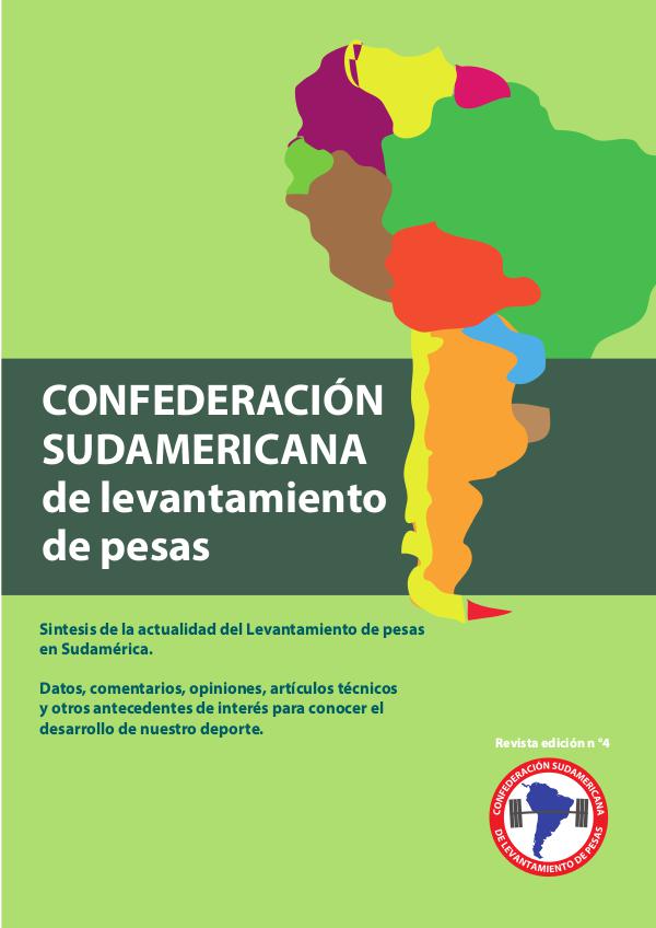 revista confederación sudamericana de levantamiento de pesas 4 revista 4 confederacion sudamericana de pesas
