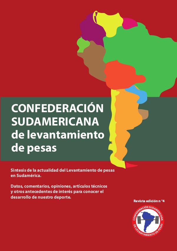 Revista Sudamericana de pesas edicion 4 revista 4 confederacion sudamericana de pesas