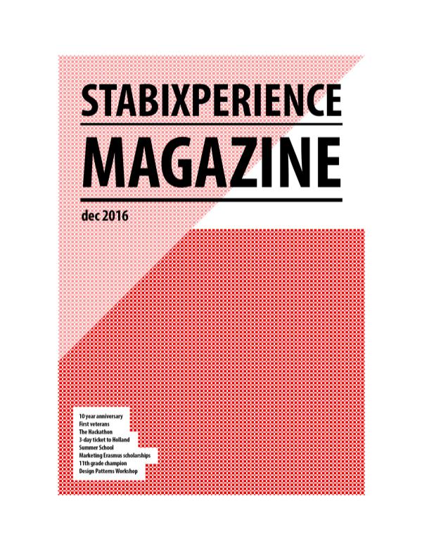 StabiXperience Magazine (dec 2016) StabiXperience Magazine (dec 2016)