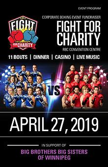 Fight For Charity Event Program
