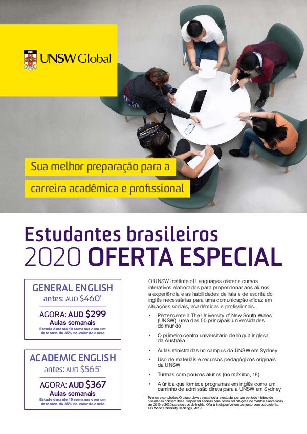 UNSW Global Latin American 2020 Special Offer Portuguese