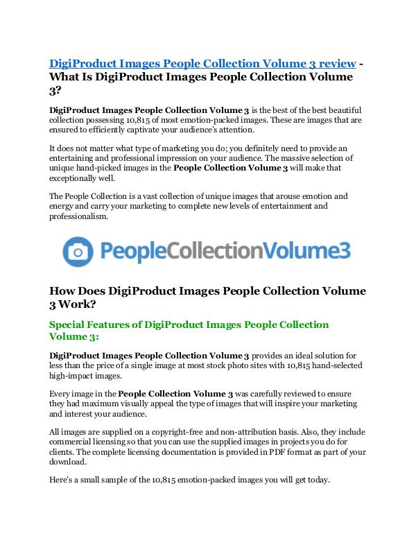 MARKETING DigiProduct Images People Collection Volume 3 Revi