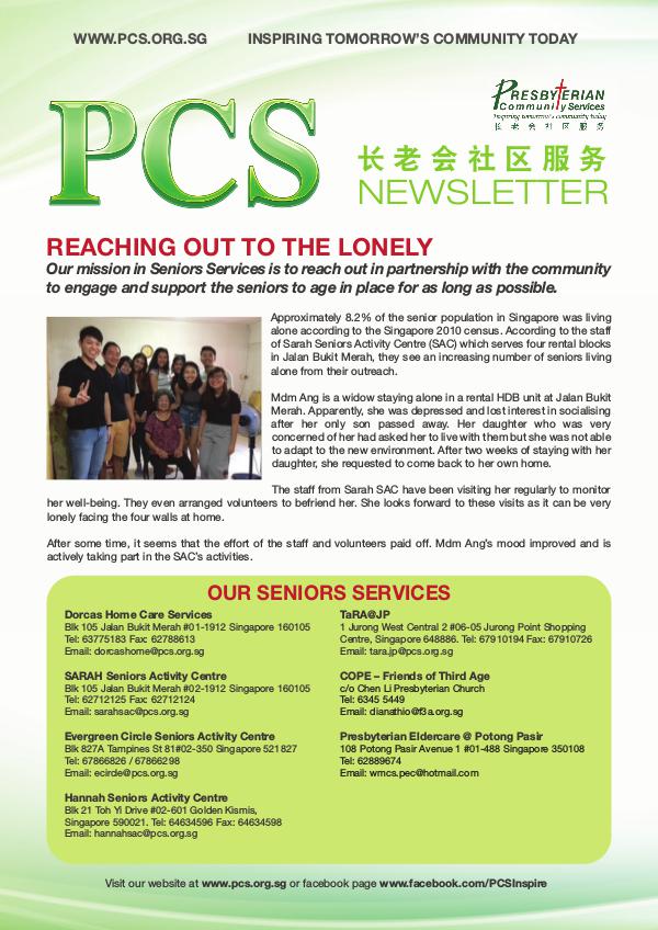 BRANCHES PCS Newsletter Issue 01/17